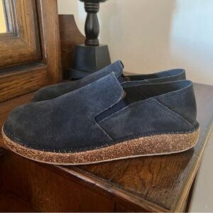 Birkenstock Navy Suede Callan Slip-On Loafers